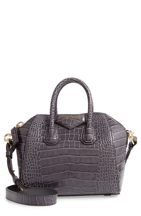 grey antigona givenchy bag|givenchy crocodile antigona.